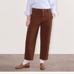 Everlane Utility Barrel Pant - Brown, size 8